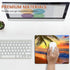 Mouse Pad, Non-Slip Rubber Base Waterproof Gaming Mouse Pad for Wireless Mouse, Computers, Laptop Home Office.
