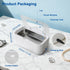 49kHz 40W 27oz 304 5 Ultrasonic Jewelry Cleaner Professional Sonic Cleaner, Stainless Steel Tank, Modes Digital Timer