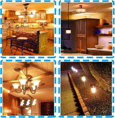 GY6.35 Bulb Dimmable,T4 GY6.35/G6.35 12V 2700K 5W 40-50W Bulb Lighting,6-Pack LED JC Type Bi-pin Base,AC/DC Warm White