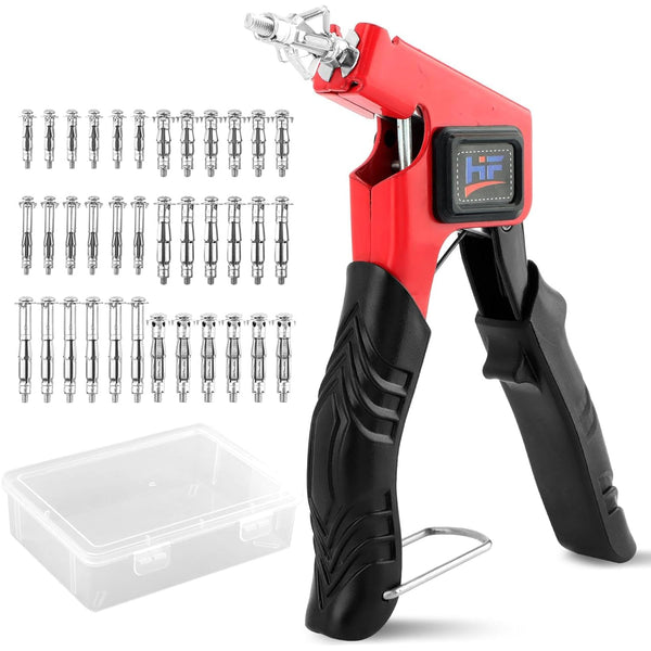 36PCS Molly Bolts for Drywall, Heavy Duty Hollow Wall Anchors with Setting Tool Kit