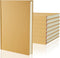 Henoyso 8 Pcs A5 Blank Kraft Notebooks, 100 Sheets/200 Pages Unlined Sketchbooks for Writing & Drawing