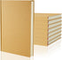 Henoyso 8 Pcs A5 Blank Kraft Notebooks, 100 Sheets/200 Pages Unlined Sketchbooks for Writing & Drawing