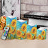 Sunflower Flameless Candles with Remote Color Changing Battery Operated Pillar Candles with Flickering Flame Electric