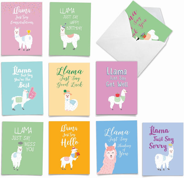 The Best Card Company 10 Mixed Occasion Note Cards Boxed, Assorted Variety for All Occasions