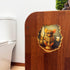 5.1inch 2 Pack. 3D (#1) GRITKULTURE Removable Mouse Sitting on Toilet in Mouse Hole Decal Sticker Mouse Hole in The