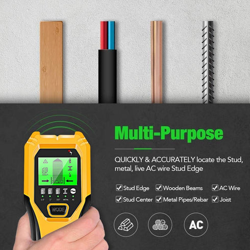 FOLAI 5 1 Stud Finder Wall Scanner in Multifunctional Upgraded Smart Wall Scanner, Stud Sensor Beam Detector