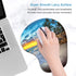 ITNRSIIET 9.5 8 inches, Ergonomic Mouse Pad with Gel Wrist Support Wrist Rest Smooth Surface Non-Slip PU Base