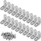 20pcs L Bracket Corner Brace, 30mmx30mm Stainless Steel Right Angle Bracket with Screws for Wood Cabinet