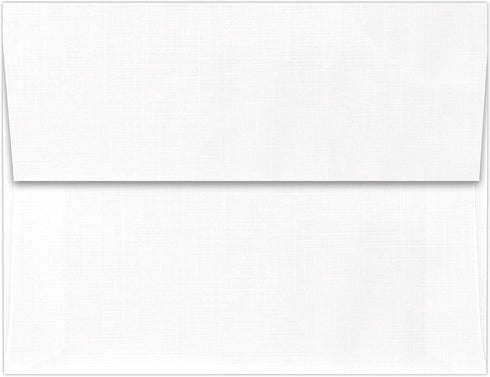 LUXPaper A2 Invitation Envelopes | Peel & Press | 4 3/8" x 5 3/4" | White Linen | 80lb. Text | 50 Qty by LUXPaper