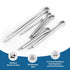 202 Pcs Hardware Pins Assortment Kit, 304 Stainless Steel Hairpin & R Clips, Retaining Fasteners, Cotter Pins