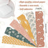 Whaline 82Ft Modern Boho Bulletin Board Borders Sun Moon Leaves Trim Border Pink Beige Green Boho Bulletin Board Stickers for School Classroom Office Decor