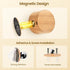 3 3 360Rotate Bedside,Wood-1 Pack Wall Mounted Lamp LED Wall Lights with Rechargeable Battery Operated, Color