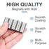 50Pcs Countersunk MIKEDE Strong Magnets with Hole, Heavy Duty Rare Earth Magnet with Mounting Screws, Round Neodymium
