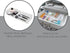 Simplify Long Rectangular Drawer Organizer, Multi-Purpose for Jewelry, Cosmetics, Desk Accessories, Super Clear