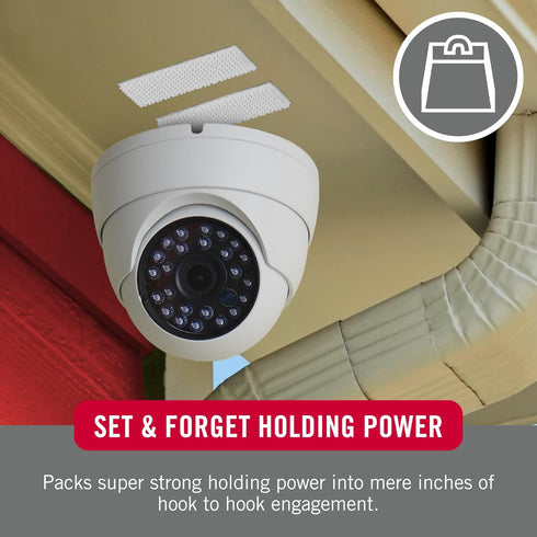 6 Sets 1-Inch Velcro Brand Extreme Lock Mounting Squares | Built to Withstand Harsh Weather | Attach Electronic
