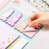 I Just Really Like Axolotl Sticky Notes Set, 550 Sheets, Animal Shaped Self-Stick Memo Pad for Office