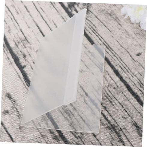 Lurrose Stylish Acrylic Card Holder for Easy Information Display