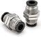 TAILONZ PNEUMATIC 4MM OD Straight Through Baffle Quick Insertion Trachea Connector, Pack of 10 PM-4