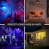 Colored Light Bulbs, 6 Pack - 9W (60W Equivalent) E26 Base for Halloween Christmas Party Lighting