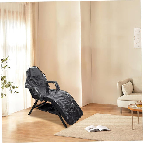 Sgqtqybk 23x71 Inch Beauty Bed Cover, EVA Transparent Non-Slip Folding Massage Bed Cover for Home Offices, Spa Shops