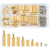 M2.5 Male Female Hex Brass Spacer Standoff Screw Nut Assortment Kit, 180Pcs