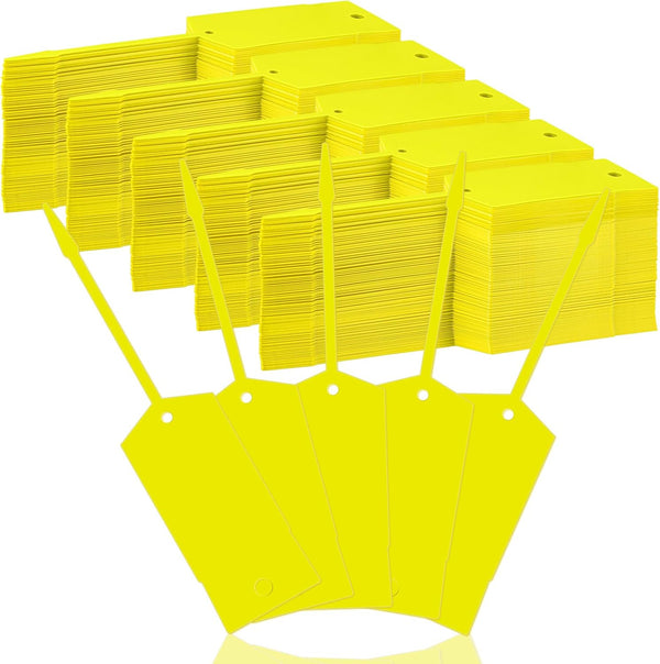 Lewtemi 1000 Pieces Self Lock Arrow ID Key Tags, Self Locking Key Labels for Office Automotive Shop Supplies
