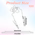 Piriuuo 4 Pcs Bib Holder Clip, Dental Bib Clips Portable Dental Napkin Clip Reusable Napkin Holder Clip Neck Chains