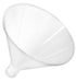 EISCO 6" Powder Funnel, Polypropylene Plastic, Resistant to Acids & Alkalis, for Laboratory Use