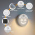 4 2 Pack 3000K Dimmable MY BEAUTY LIGHT Motion Sensor LED Night Light with Facial Expressions, Soft Warm White Hallway