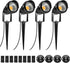 LightingWill 5W LED Landscape Lights, Warm White 3000K-3500K, Waterproof DC 12V COB