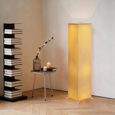 NOLITOY Foldable Paper Floor Lamp Cover Replacement, Japanese Style Lampshade for Floor Lamp, Decorative Paper Shade