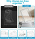 Asnews Set 60, 4-Size Clear Drawer Organizers of Vanity Organizer Trays, Stackable Bathroom & Desk Drawer Organizer