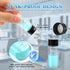 100 Pack 4ml Clear Glass Vials with Screw Caps, Small Liquid Bottle Vials for Essential Oil