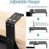 Office Cubicle Shelf, Height Adjustable Storage Organizer with Adjustable Hooks for Cubicle Accessories