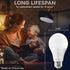 LUXRITE A19 LED Light Bulb, 75 Watt Equivalent, Dimmable, 5CCT Selectable, 1100LM, Standard LED Bulbs 11W, 4 Pack