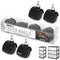 NUMBERNYC 4 Caster Wheels for Sterilite 3 Drawers Carts & Storage Drawer Units