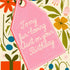 Prime Greetings Birthday Card for Aunt, Eco-Friendly Thick Card Stock with Premium Envelope 5in x 7.75in, Made in