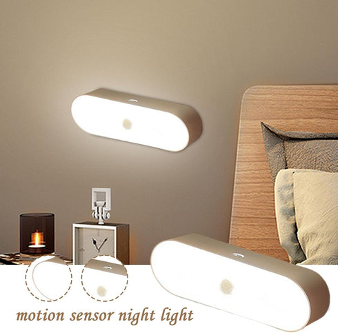 Generic Motion Sensor Light - Magnetic Indoor Night Lamp, Rechargeable Wall Mount Illumination Bar with Smart Auto On