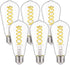 Dimmable Vintage LED Edison Bulbs, 6W Equivalent 60W, 600lm Daylight 5000K ST58 Antique E26 Clear Glass
