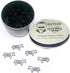 Horse Shaped Paper Clips, 100 Count Black, Great for Collectors or Office Gift, Comes in Round Tin with Lid