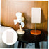 Natural Linen Drum Lampshade for Versatile Lighting Options - Easy Assembly