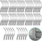60 Pieces Window Screen Tension Spring Corner Mount Flat Window Spring Clips, Stainless Steel to Prevent Shaking