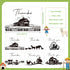 Motiskyy 24 4H 4H, Pcs Thank You Cards with Envelopes Bulk Blank Thank You Cards Inspirations Gifts for FFA (Farm