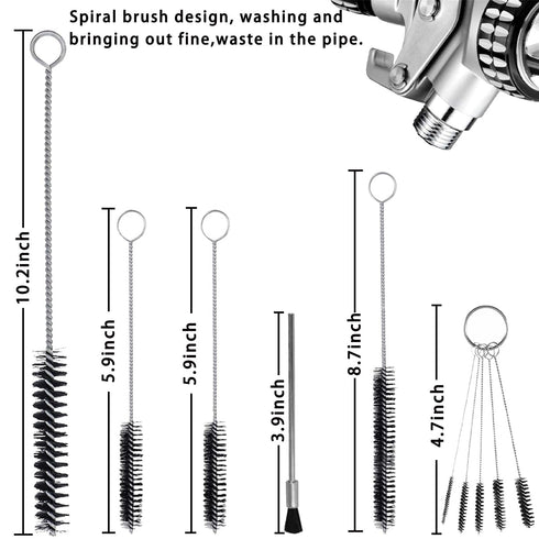 AOIUBTSM Multi-Purpose Spray Tool Cleaning Kit with Spray Tools Filters, Paint Tools Clean Kit Airbrush Cleaning Kit