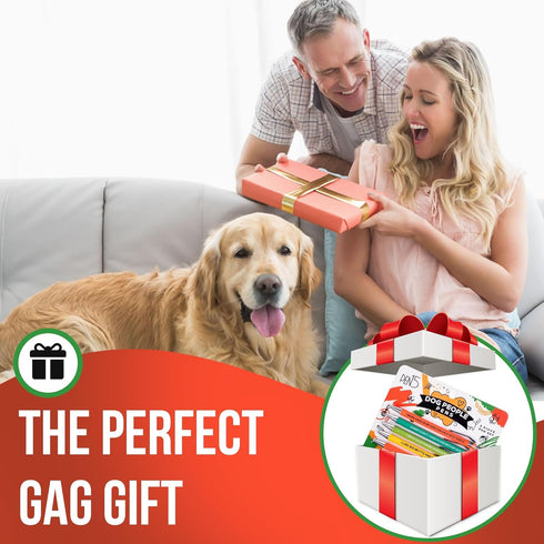 MilkToast Brands Funny Dog People Pens, Snarky Gag Gift Set for Pet Owners or Coworkers, Black Ballpoint Pens