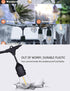 Commercial 48FT, 15+1 S14 Bulbs 2200K, Outdoor String Lights LED Replaceable Edison Black Weatherproof Cord for Patio