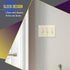 ENERLITES Triple Toggle Light Switch Wall Plate, Gloss Finish, Standard Size 3-Gang, Unbreakable Polycarbonate
