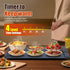 5 Settings Warming Mat for Food Temperature Silicone Food Warming Mat Roll up Food Warmer with Full Surface Heating