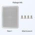 LeMotech Mounting Plate for Junction Box, ABS Plastic Internal Panel with Screws, 15.75"x11.81"