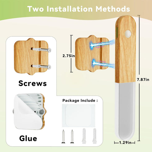 iThird Motion Sensor Light Indoor - Wireless Wall Light, lumi Light, Magnet Rechargeable LED Lights, Portable Night